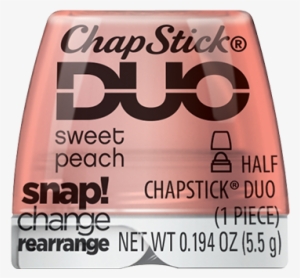 Chapstick® Duo - Chapstick Duo Sweet Peach Lip Balm - 5ml