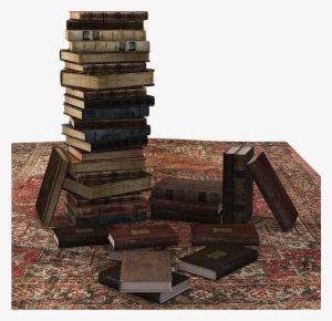 Book, Book Stack, Carpet, Stacked, Books, Literature - Stack Of Books Transparent