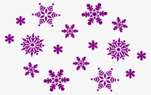 Glove Clipart Purple Snowflake - Purple Snowflake Clipart