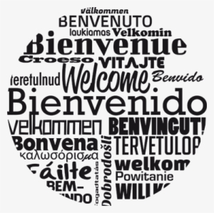 Bienvenidos - Welcome In Different Languages Png