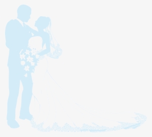 Bride And Groom Silhouettes - Elegant Couple Tile Coaster