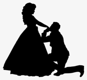 Woman Bride Husband Love - Man On One Knee Proposing