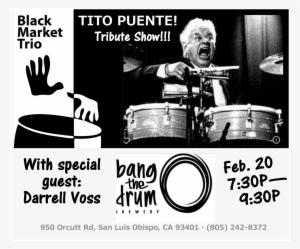 Join Black Market Trio For A Special Tribute Show To - Bang The Drum Brewery