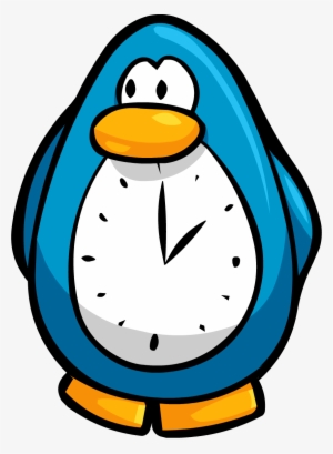 Light Blue Penguin Clock - Club Penguin Clock