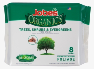 Jobe's Organics Trees, Shrubs And Evergreen Spikes - Jobe's Organic Tree Fertilizer Stakes, Pkg. Of 8