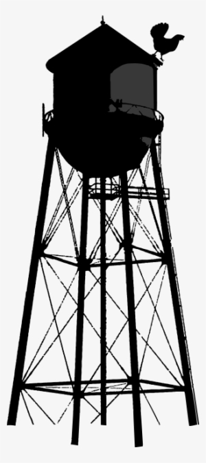 Water Tower Silhouette Png