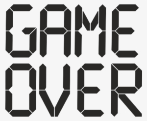 Game Over Png Design Ppt Backgrounds