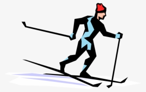 Cross Country Skier On Fresh Snow Image - Skiing