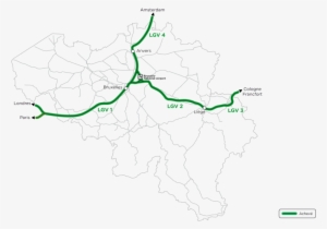 Infrabel Also Used Existing Railway Lines - Atlas