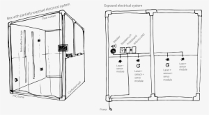 The Box Is Constructed From A Pvc Frame And Tri-wall - Diagram