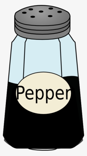 Black Shaker - Pepper Shaker Clipart