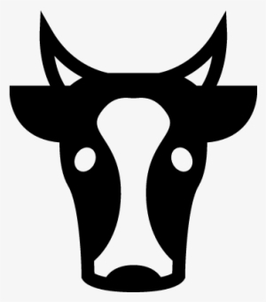 Elegant Bull Drawings Pictures Cow Face Front Free - Cow Face Vector