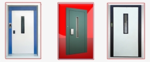 Concealed & Vandal Proof Door Closer, Handle & Hinges - Ms Swing Elevator Doors