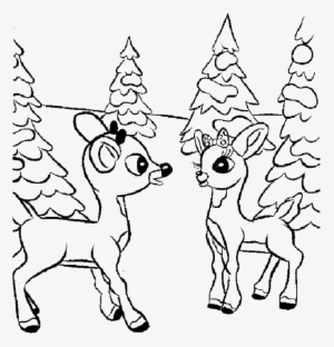 deer outline drawing at getdrawings - rudolph and clarice drawing