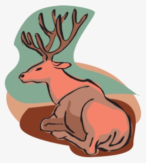 Deer - Draw A Sitting Deer