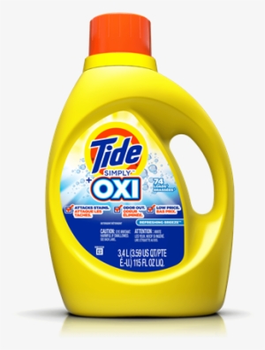 Tide Simply Plus Oxi Liquid Laundry Detergent, Refreshing