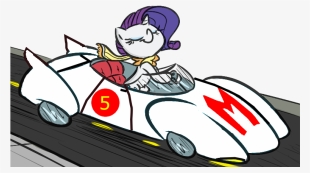 Tess, Car, Clothes, Driving, Eyes Closed, Female, Mare, - Speed Racer My Little Pony