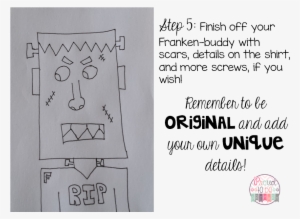 Frankenstein Drawing Activity - Drawing