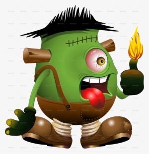 Frankenstein Monster One Eyed Cartoon-jpg 900 C - Frankenstein Cartoon