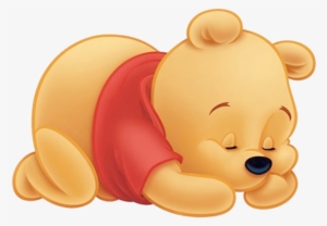 Baby Pooh Bear Clipart - Baby Winnie The Pooh Sleeping