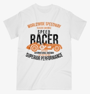 Mens T Shirts S / White Speed Racer T Shirt - Active Shirt