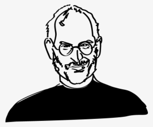 Steve Jobs Coloring Page - Steve Jobs Line Drawing