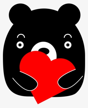 This Free Icons Png Design Of Black Bear Holding A