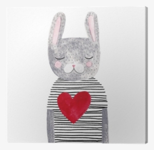 Really Nice Things Lienzo Rabbit Multicolor 70x50x2,5