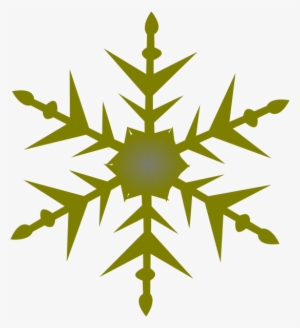 Gold Snowflake Clipart - Gold Snowflakes Png Vector