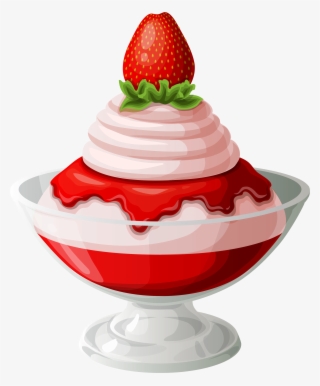 Free Clipart Strawberries And Cream