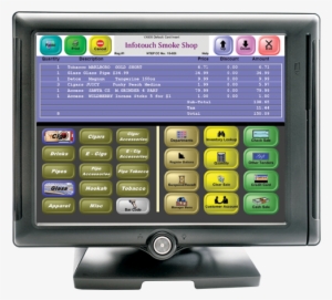 Image Of Monitor With Infotouch Pos Software For Smoke - Pos System Feed