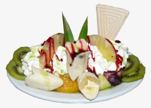 laminated poster fruits fruit dessert ice cream sundae - fruit ice cream png