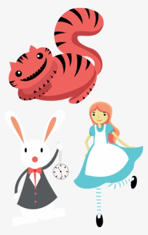 Alice In The Wonderland Sticker - Alice In Wonderland Vectors Free