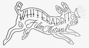The "white Rabbit Film Festival\ - Line Art