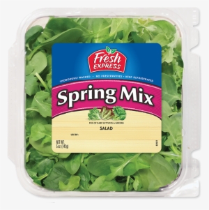 Lettuce Clipart Baby Spinach - Fresh Express Spring Mix Salad - 5 Oz Bag
