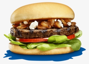 Greek-style Spinach & Onion Burger - Hamburger