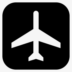 Airplane Silhouette On Square Background Comments - Facebook Travel