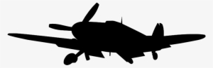 Clipart Airplane Silhouette - World War 2 Plane Silhouette