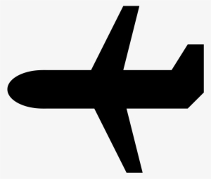 Schiphol Aircraft Silhouette - Simple Airplane Clip Art