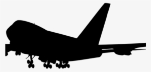 Airplane Silhouette - Jumbo Jet Silhouette