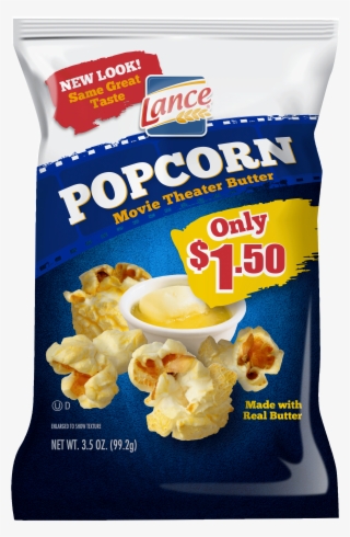 Movie Theater Butter Popcorn - Lance Hot Cheese Popcorn