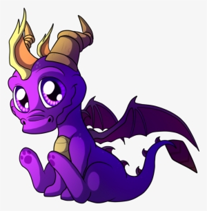 Spyro The Dragon - Spyro Chibi Png
