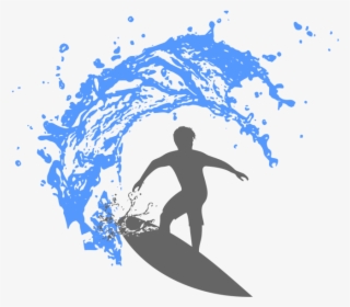 Waves Ocean Surfing Image Vector - Clip Art