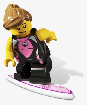 Lego Minifigures Surfer Girl