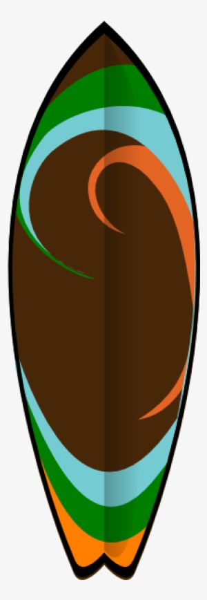 Retro Surfboard Clip Art - Surfboard Clipart Png