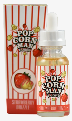 Popcorn Man E-liquid Strawberry Drizzle - Popcorn Man Strawberry Drizzle