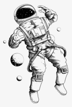 Astronaut Spacesuit Space Planet - Astronaut Tattoo