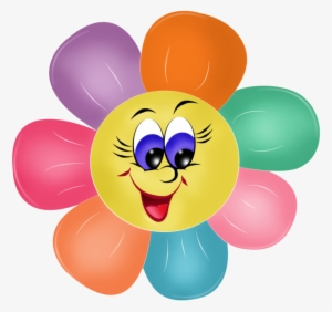 Azbuka Png Klipart Pinterest Smileys And Azbukapng - Smiley Face Flower Clipart