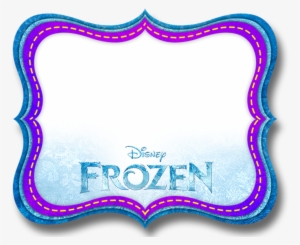 Free Frozen Printable Invitations, Labels Or Cards - Frame Frozen Em Png