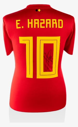 Eden Hazard Signed Belgium Shirt Matt Hardy Photography - Eden Hazard Shirt Belgium